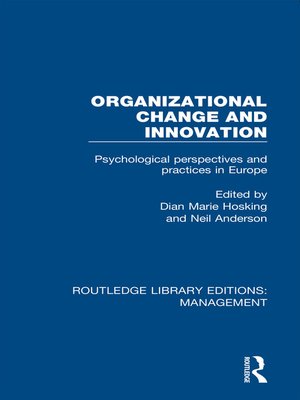 cover image of Organizational Change and Innovation